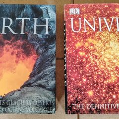 DK Universe & Earth Hardcover Bundle  Large Definitive Visual Guides