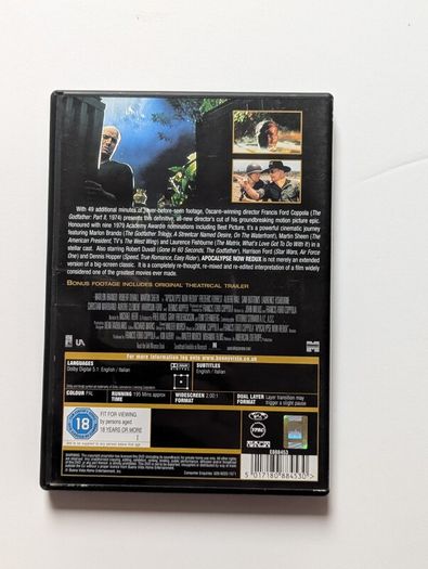 Apocalypse Now Redux Version DVD 1979 2002