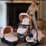 Mybabiie 3 in 1 travel system  rose gold Image 3