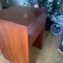 Solid wooden cabinet coffee table locker Image 5