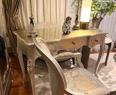 French style occasional chair or vanity table  same as new