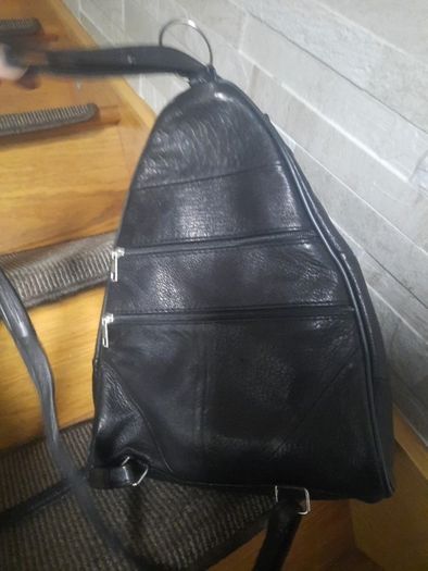 Leather rucksack
