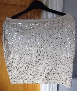 H&M Sequins Mini Skirt