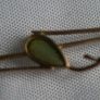 Vintage Edwardian 9ct Gold Bar Brooch With Ametyst 1.7g And Box Image 6