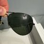 Ray Ban Aviator Black Sunglasses Large Image 5
