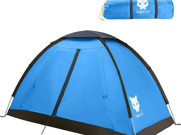 Camping Tent for 1 2 Person Man Waterproof Backpacking Tents Easy Setup Lightweight for Hiking Backyard MULTIPLE COLOURS AVAILABLE, SEE PHOTOS (FREE POSTAGE)