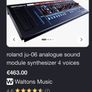 Roland JU-06 with K-25m Image 5