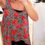 Flower Print Top - Size 8 Image 5
