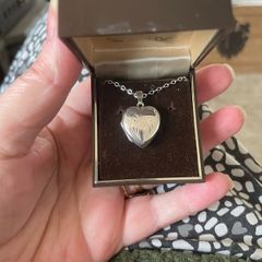 Silver Locket And Chain
