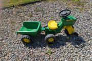 Rolly Kids John Deere Pedal Tractor &amp; Trailer