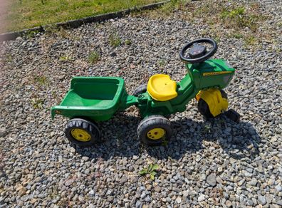 Rolly Kids John Deere Pedal Tractor & Trailer