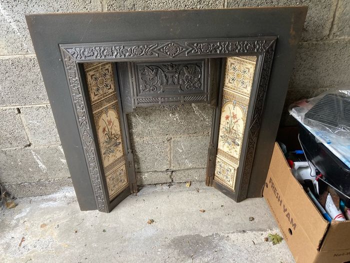 cast iron fireplace