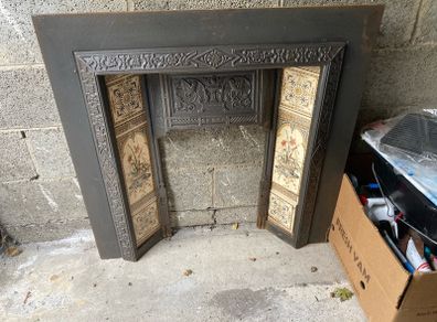 cast iron fireplace