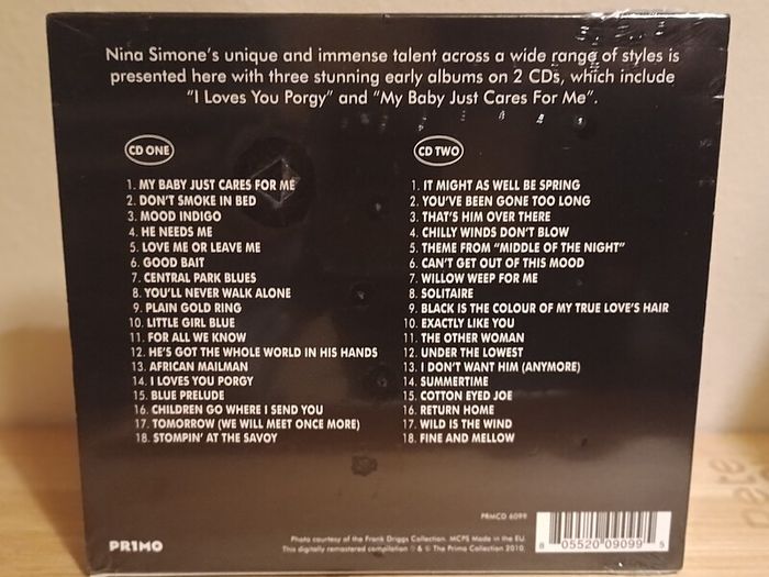 Nina Simone Essential Early Recordings 2 CD Album