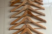 Wooden Clothes Hangers x 8