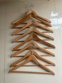 Wooden Clothes Hangers x 8