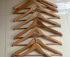 Wooden Clothes Hangers x 8
