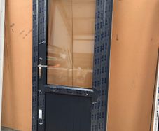 Brand New Veka Resi Door Antracite Grey and White