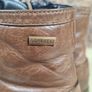womens CLARKS GORETEX brown leather ankle boots Size UK 4 D EU 37 (AT2) Image 6