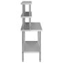 Stainless Steel Kitchen Work Table with 2-Tier Image 4