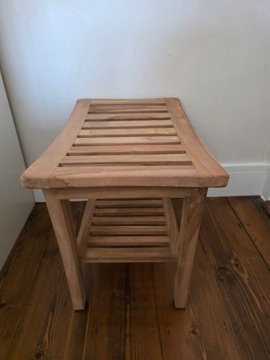 Solid Teak Shower/Spa Bench