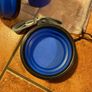 Portable Pet Water Bottle and Food Container for Travel 2-in-1 Dual Chamber Bottle with 2 Collapsible Bowls Dogs Cats Feeder Water Food Bottle Outdoor Travel Image 6
