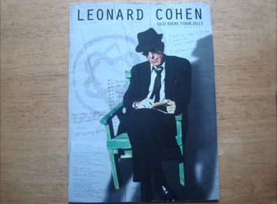 Leonard Cohen 2013 European Concert Tour Programme