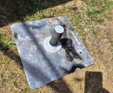 Aluminium plaster / mortar board