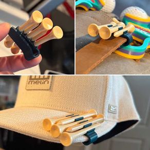 Golf Tee Cap Clip