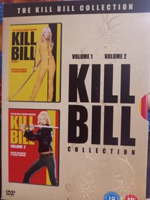 Kill Bill Volume 1 And 2 Dvd Collection Boxset Uma Thurman Quentin Tarantino