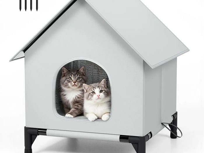 Cat House Outdoor Cat House for Indoor and Outdoor Use  Insulated and Weatherproof Waterproof Shelter for Small/Medium Cats XL Size
