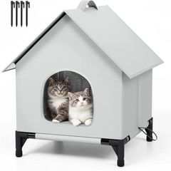 Cat House Outdoor Cat House for Indoor and Outdoor Use  Insulated and Weatherproof Waterproof Shelter for Small/Medium Cats XL Size