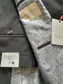 Suit - Brand new, black, men's suit