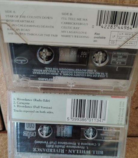Premium Vintage Cassette Collection 20 Albums (90s Alt-Rock, Irish Legends, Rare singles)