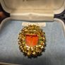 Vintage Cameo Brooch with Faux Pearls Image 3