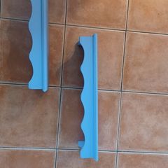 Solid wooden floating shelves
