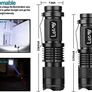Small LED Torches, 500 Lumens Super Bright Mini Torch Flashlight with 3 Modes and Adjustable Focus for Camping (FREE SHIPPING) Image 3