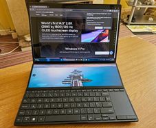 Asus Zenbook 14 Pro Duo i7(13th gen H) rtx 4050 ,512gb ssd, 14.5-inch OLED Touch