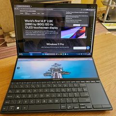 Asus Zenbook 14 Pro Duo i7(13th gen H) rtx 4050 ,512gb ssd, 14.5-inch OLED Touch