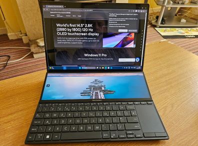 Asus Zenbook 14 Pro Duo i7(13th gen H) rtx 4050 ,512gb ssd, 14.5-inch OLED Touch