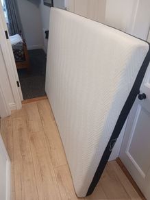 Double memory foam mattress.