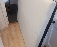 Double memory foam mattress.