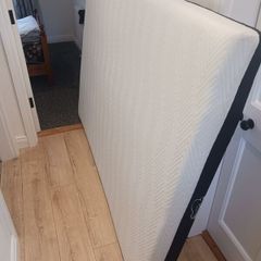 Double memory foam mattress.