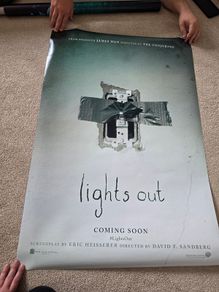 Lights Out original cinema movie poster
