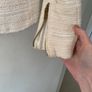 Zara cream tweed jacket Image 3