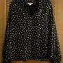 Whistles Pink and Navy Polka Dot Top Image 4
