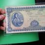 1974 Ireland Ten Pounds Banknote Image 6