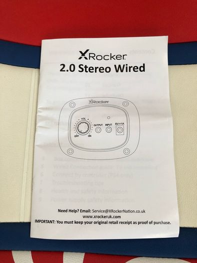 X-Rocker 2.0 stereo wired gaming chair