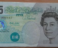 England. Lowther 5 pound note