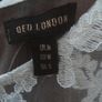 Ladies Lace Top, Size 14, White Image 3